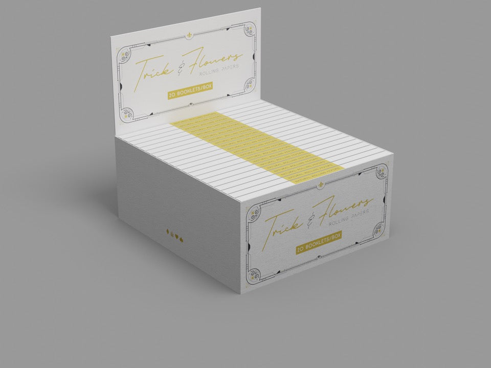 Trick & Flowers [King Size Wide] Rolling Papers
