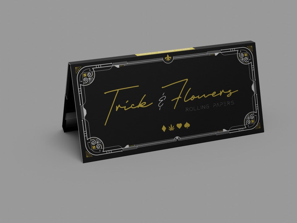 Trick & Flowers [King Size Slim] Rolling Papers