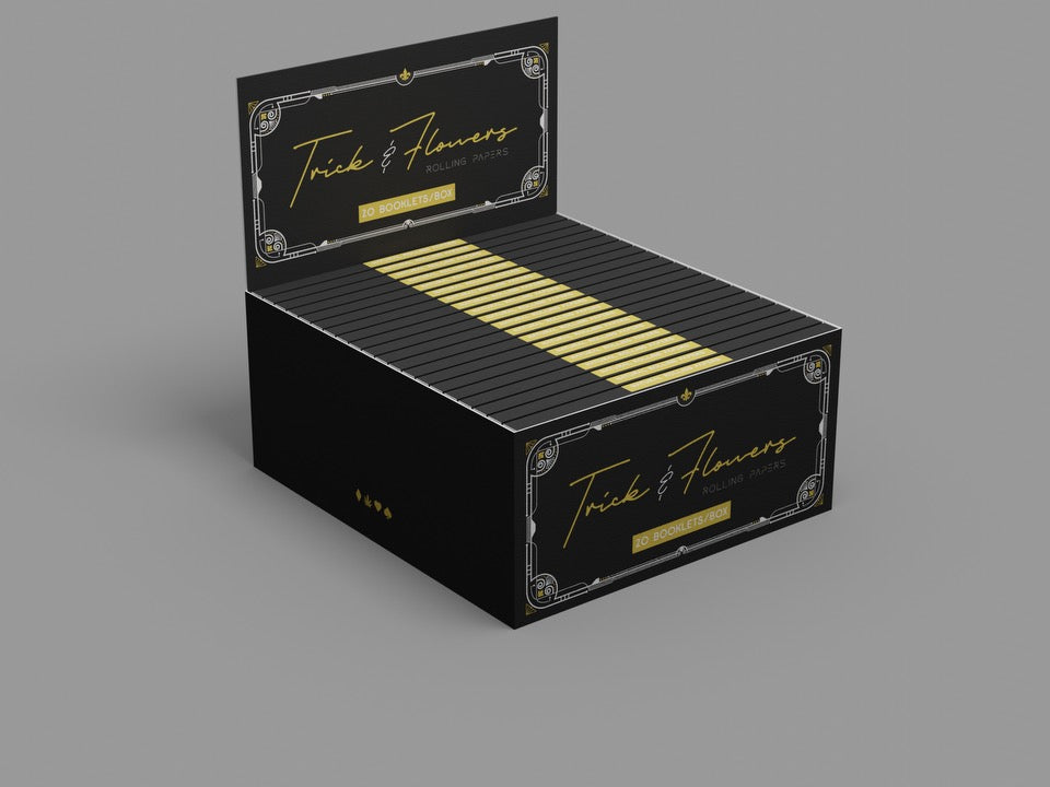 Trick & Flowers [King Size Slim] Rolling Papers